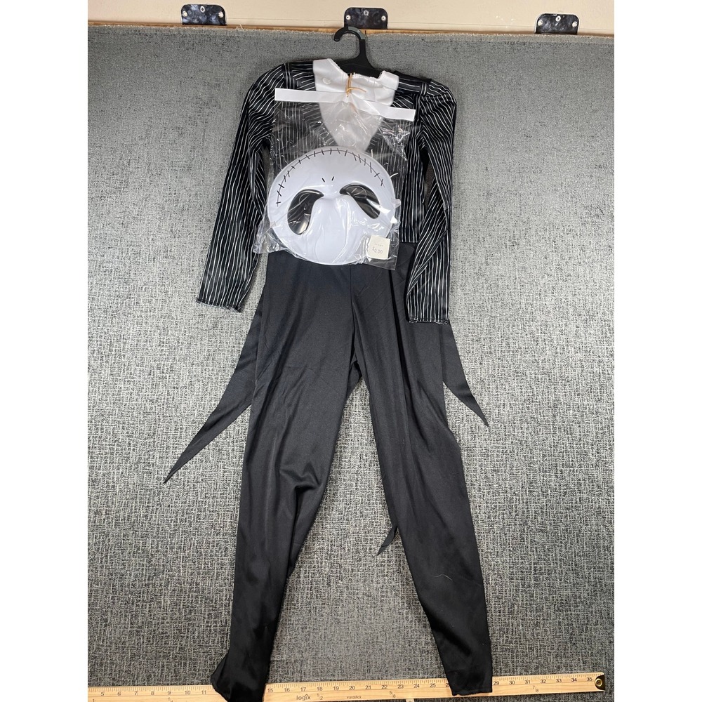 Disney Nightmare Before Christmas Jack Skellington Costume Youth Medium Mask Set - Picture 1 of 3